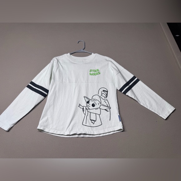 Disney Parks Other - Star Wars Long Sleeve Tee White Black Cartoon Graphic